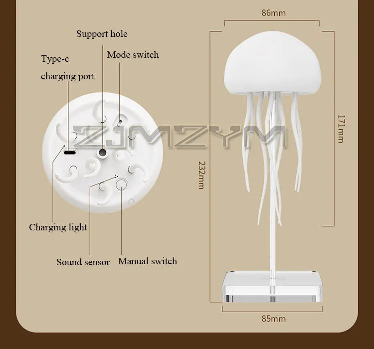 Lampara de medusa LED
