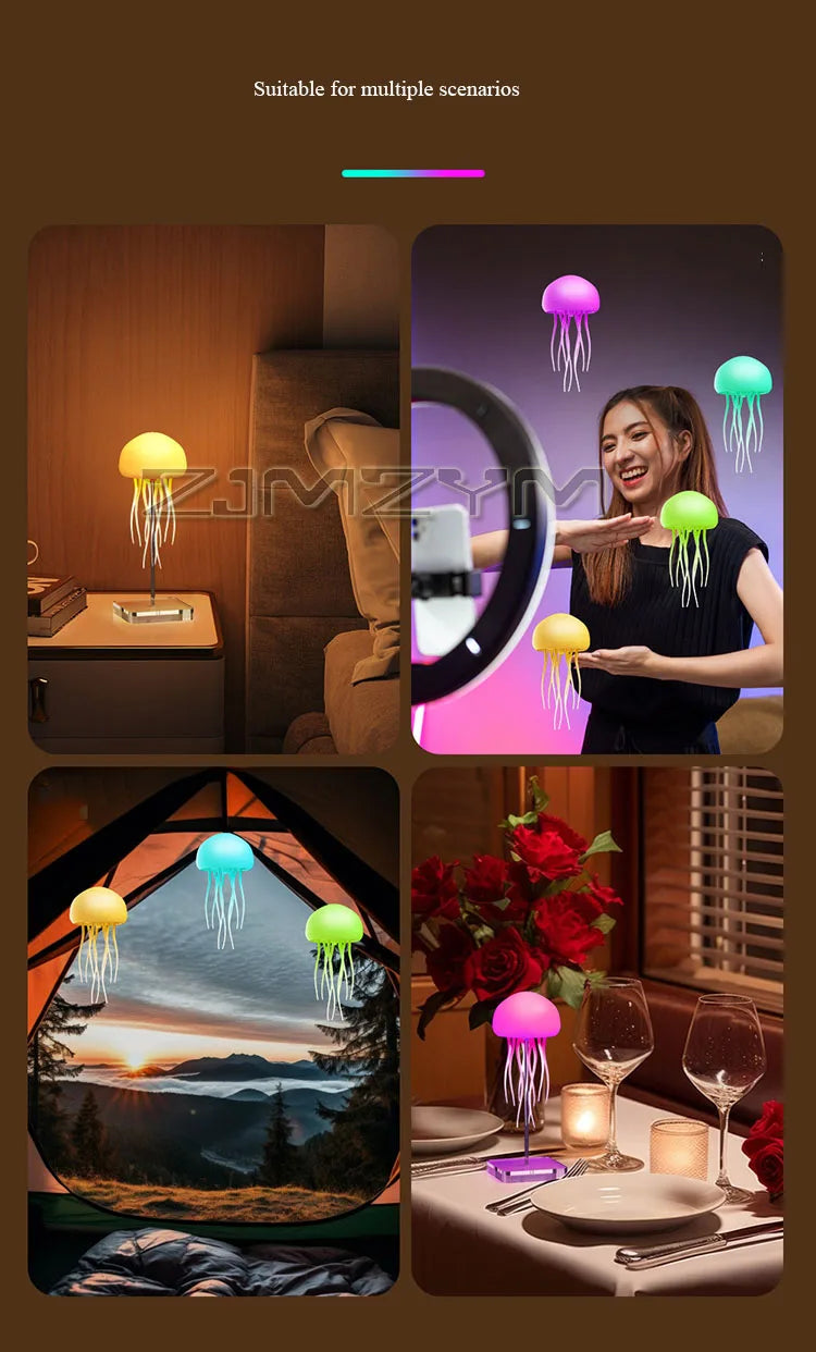 Lampara de medusa LED